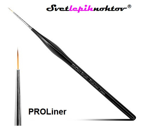DUOGEL PROLiner, professional brush for drawing and nail art, 7 mm