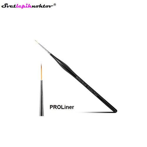 DUOGEL PROLiner, professional brush for drawing and nail art, 9 mm