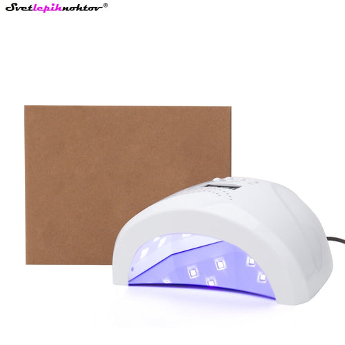 UV/LED lamp SLN S2, 48 W, white, for curing all gels and varnishes