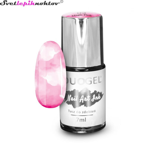 Ink DUOGEL varnish for painting, 7 ml, color Magic Pink