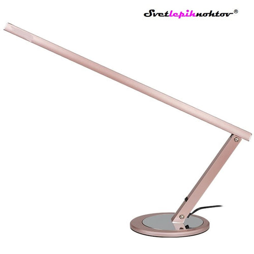 LED stolna radna lampa, ružičasto zlato, 8,4 W