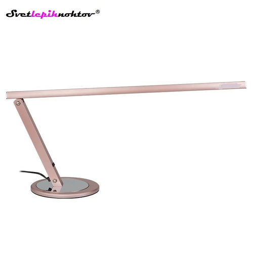 LED stolna radna lampa, ružičasto zlato, 8,4 W