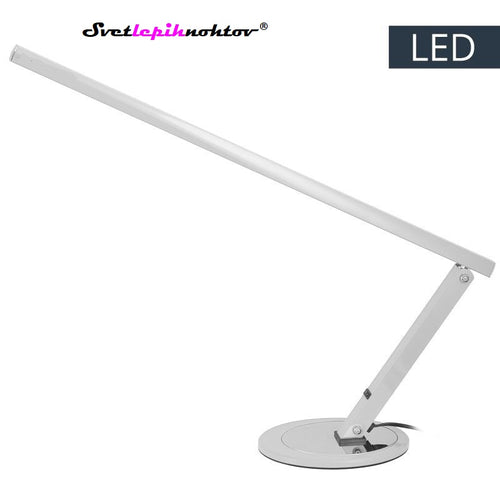 LED stolna radna lampa, srebrna, 8,4 W