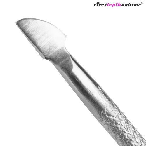 Professional cuticle pusher, stainless steel