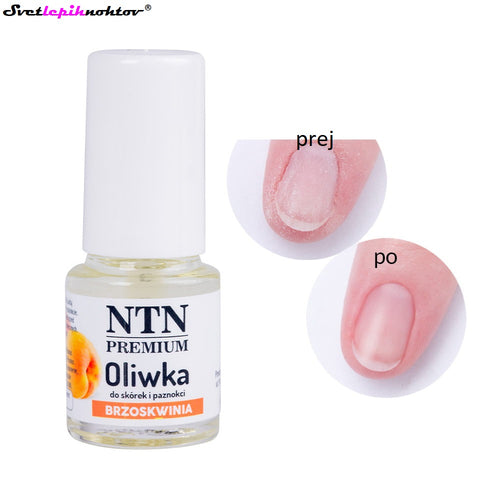 Cuticle care oil with a peach scent, 5 ml
