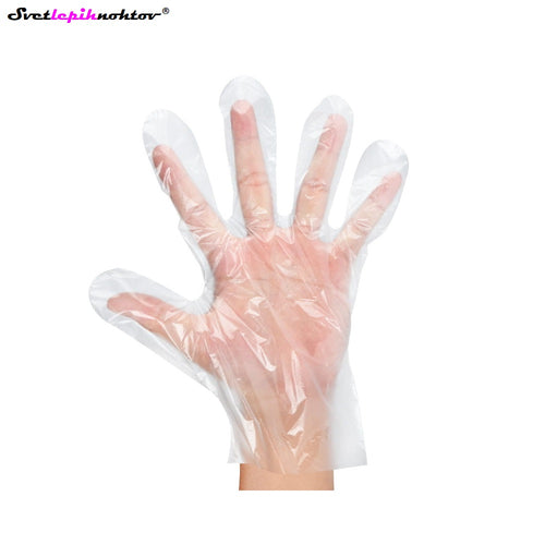 Disposable foil gloves, 100 pcs