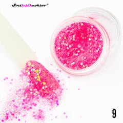 Tropical effect shimmer puder, boja pink candy 09, shimmer puder